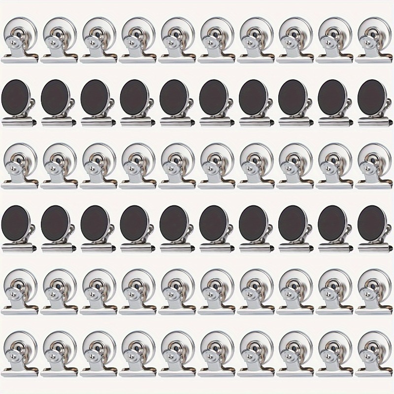 Paperclip Magnetic Set - 60pcs Strong Magnetic Clips for Fridge
