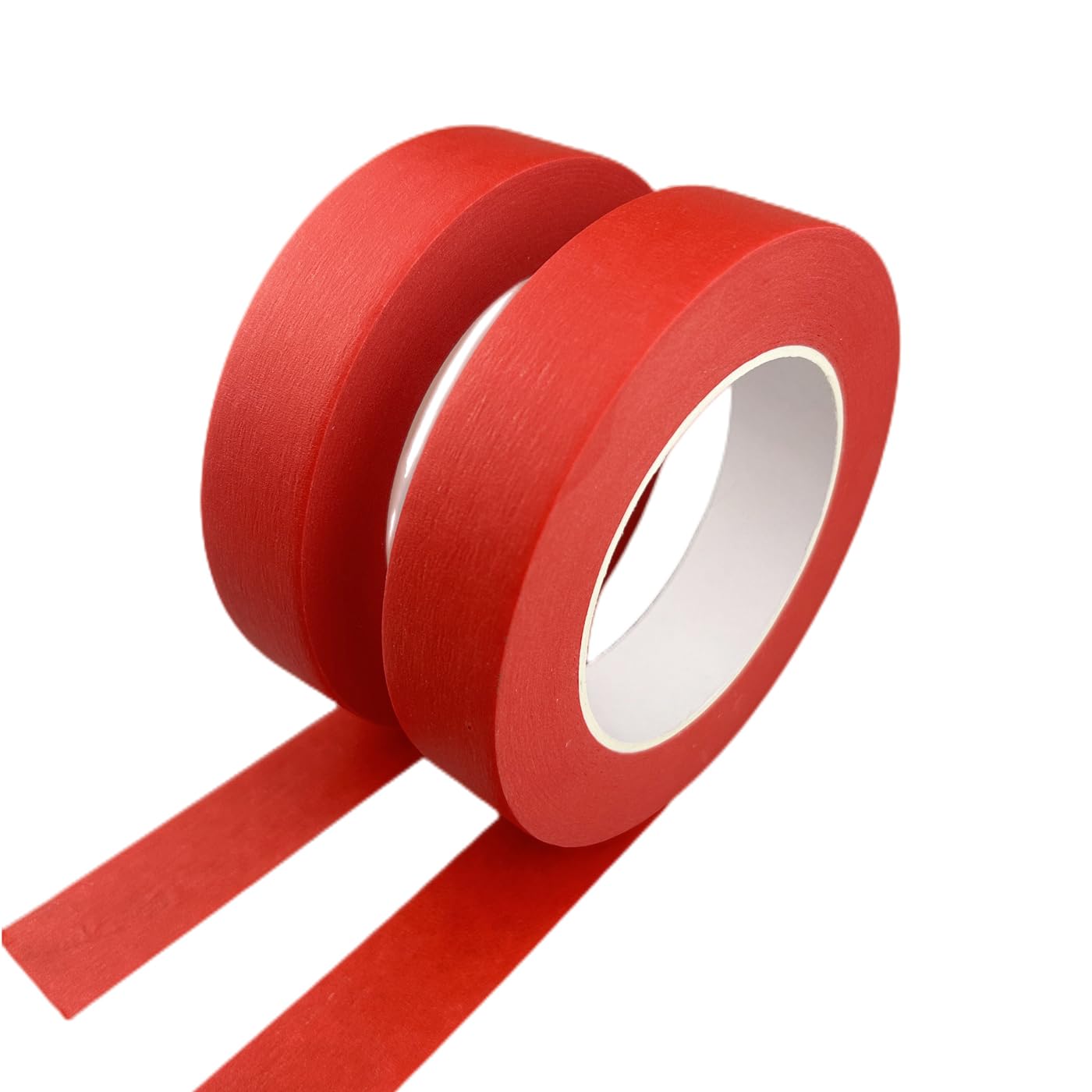 Label Printer Tape - 2rolls Red Painters Tape-Masking Tape Multi-Surface,