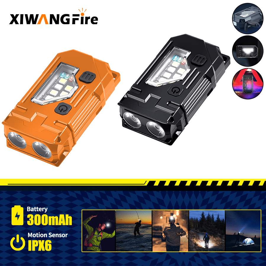 Stationery Supply - Mini Keychain EDC Flashlight - Rechargeable