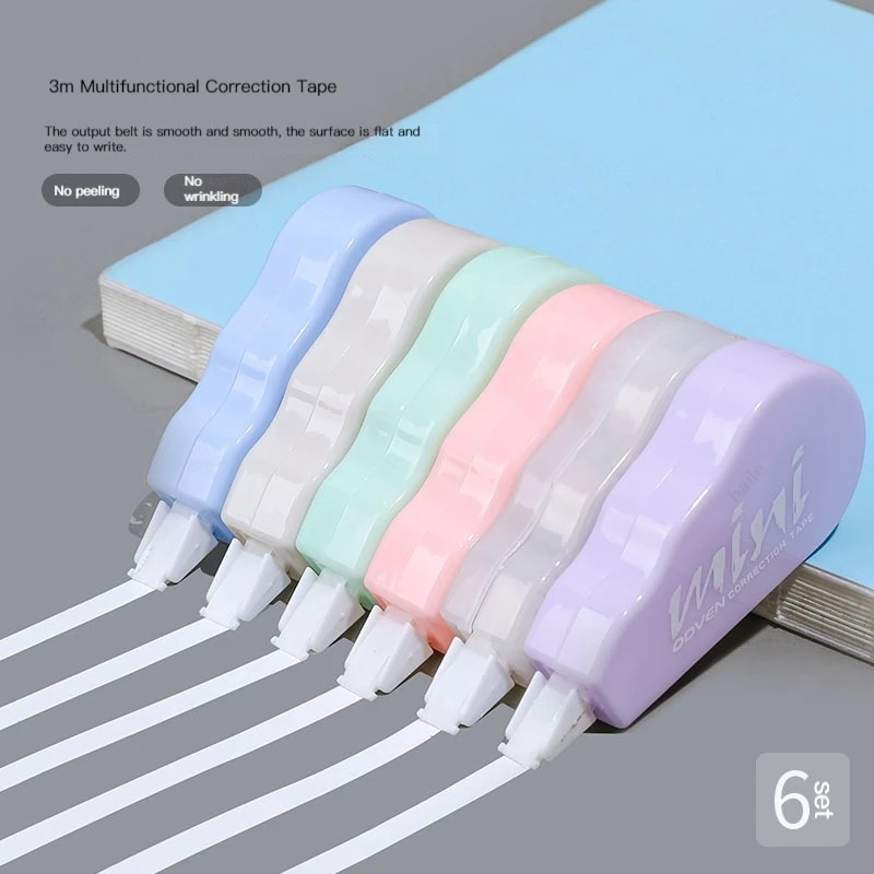 Correction Tape Roller - 6Pcs/pack Correction Tapes Promotional Gift South