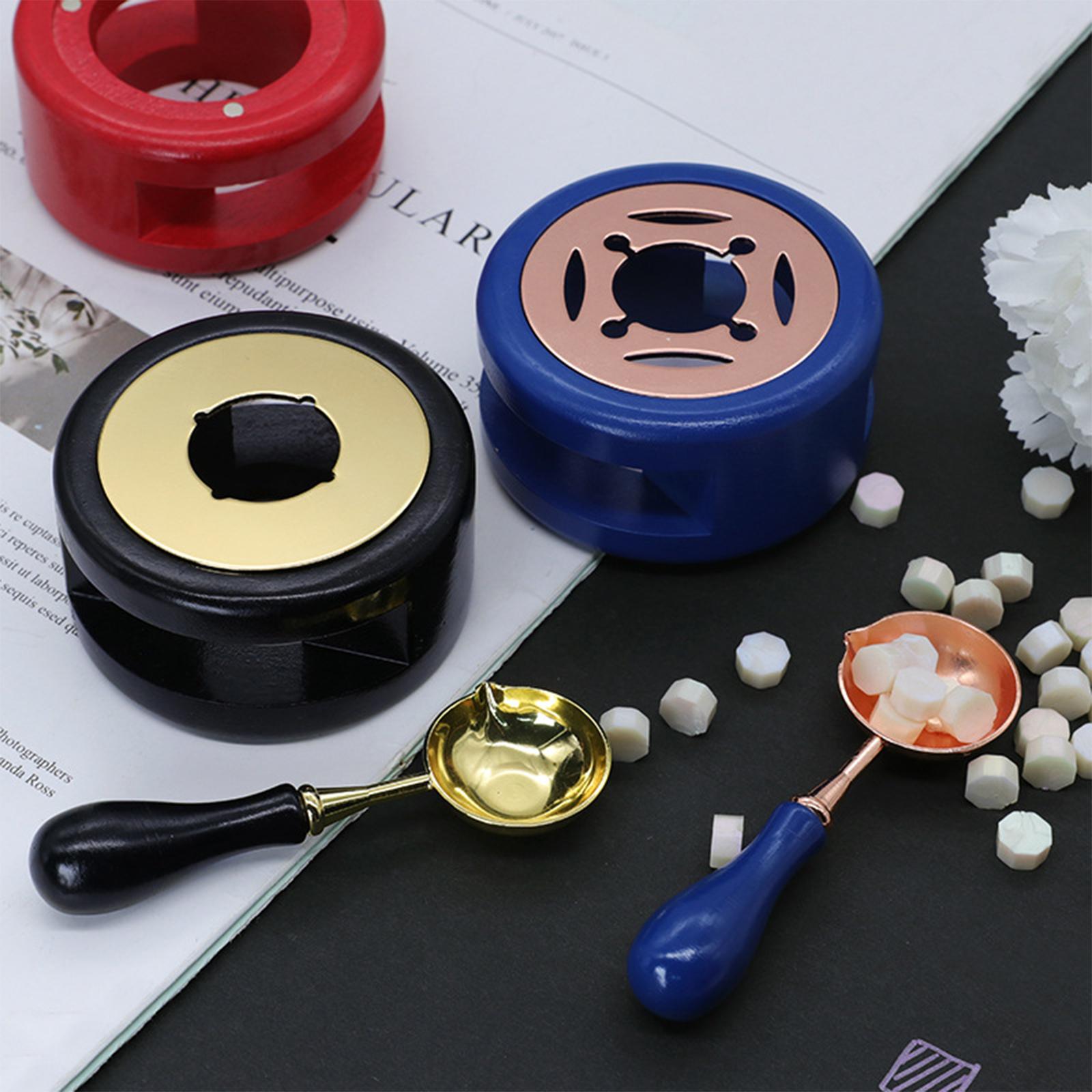Wax Seal Warmer Copper Wood Me - Wax Seal Stamp Kit recension och pris