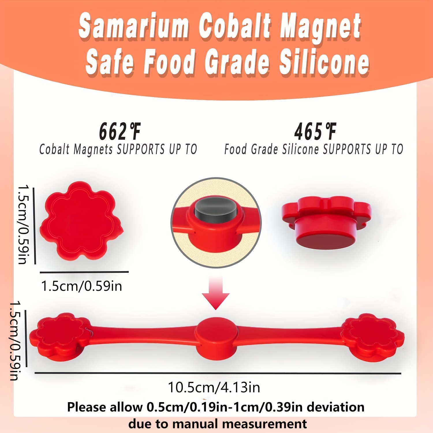 Air Fryer Magnet Silicone Buck - Paperclip Magnetic Set recension och pris