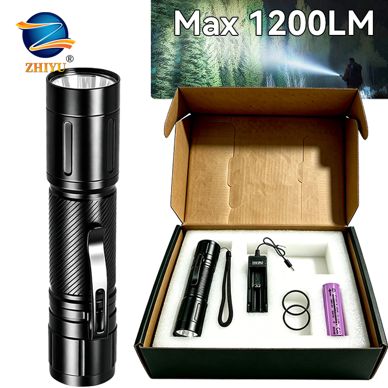 1200LM Fixed Focus LED Flashli - Stationery Supply recension och pris