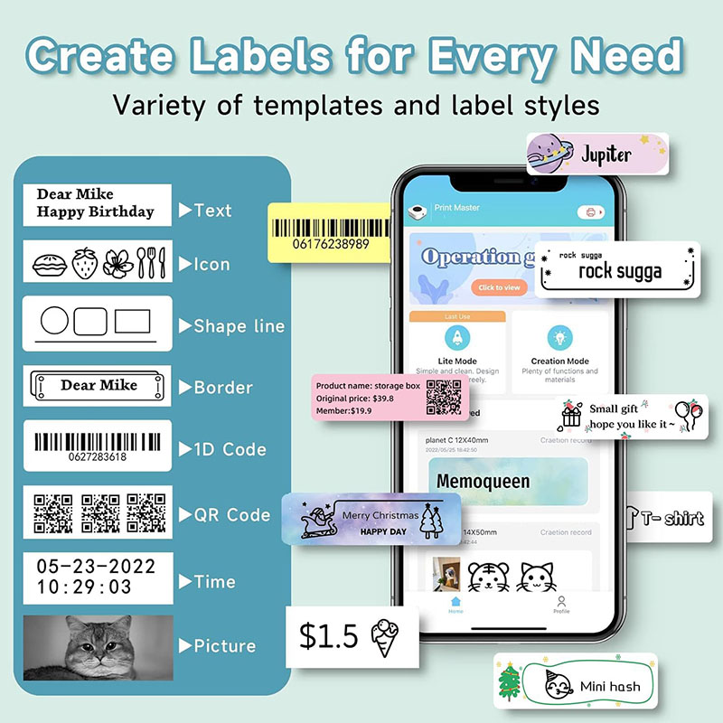12*40mm Colored Transparent Th - Label Printer Tape recension och pris