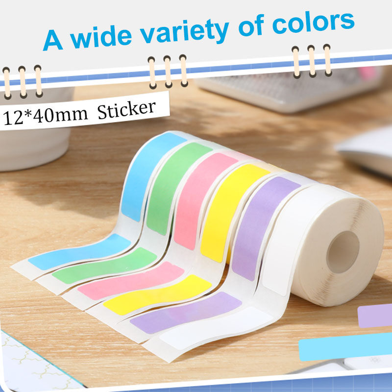 12*40mm Colored Transparent Th - Label Printer Tape recension och pris