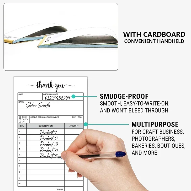Business Sales Invoice Receipt - Carbon Copy Book recension och pris