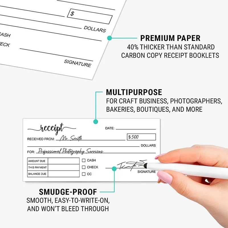 Business Sales Invoice Receipt - Carbon Copy Book recension och pris
