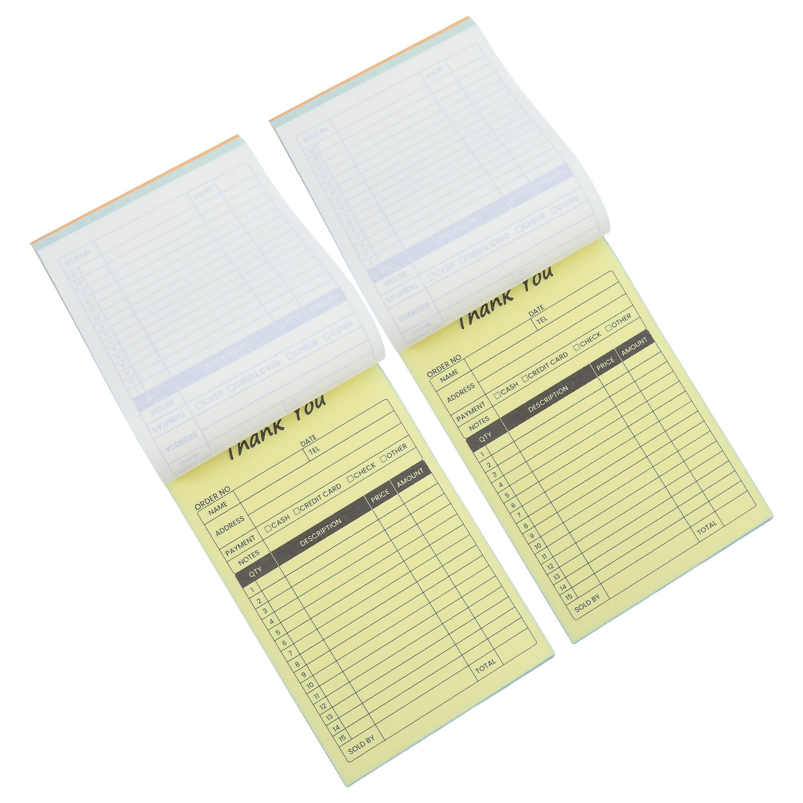 2Pcs Order Invoice Receipt Boo - Carbon Copy Book recension och pris
