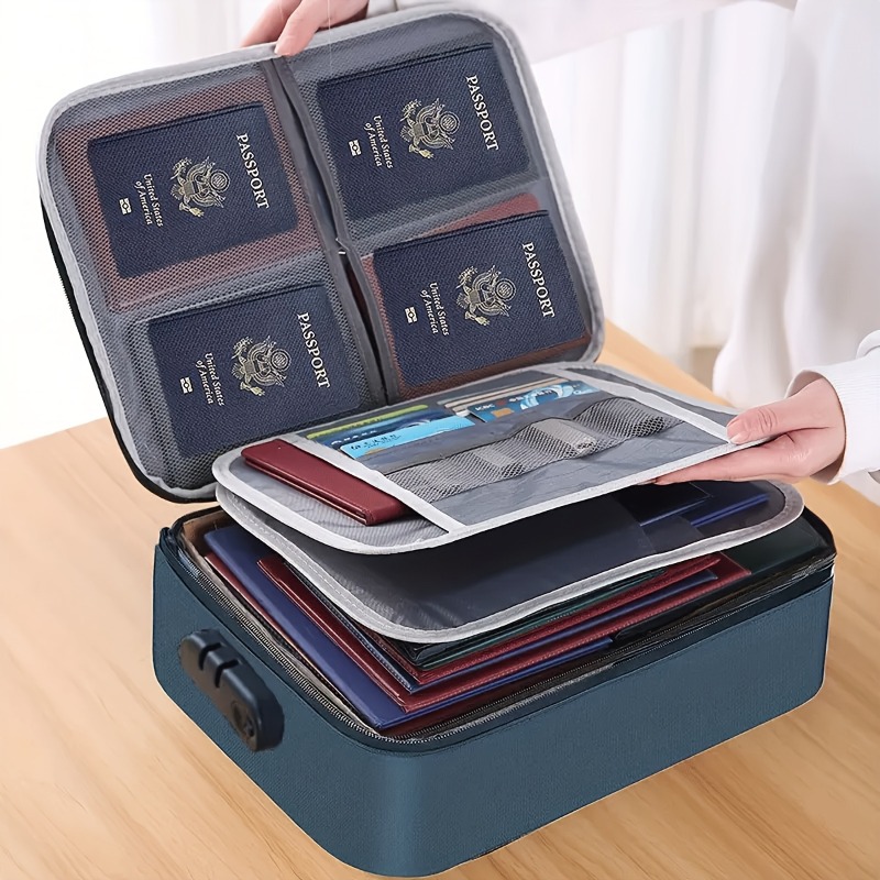 Lockable File Storage Bag,3-La - Portfolio Folder Zip recension och pris