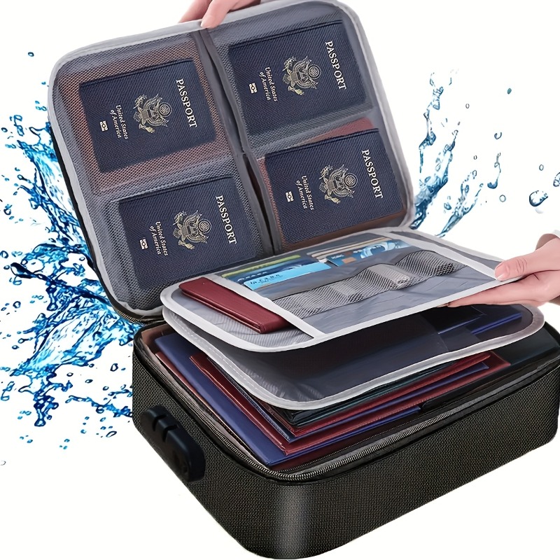 Lockable File Storage Bag,3-La - Portfolio Folder Zip recension och pris