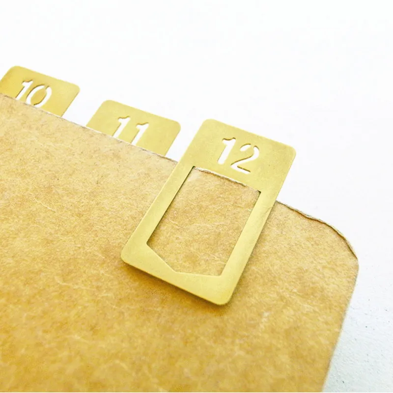 12 Pcs/lot Vintage Copper Book - Stationery Office Supply Store recension och pris