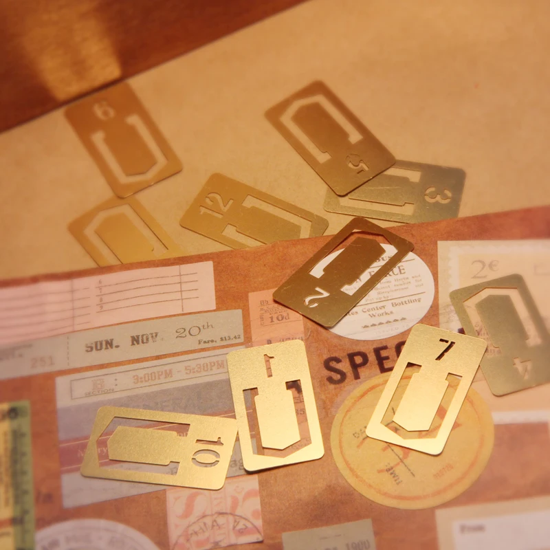 12 Pcs/lot Vintage Copper Book - Stationery Office Supply Store recension och pris