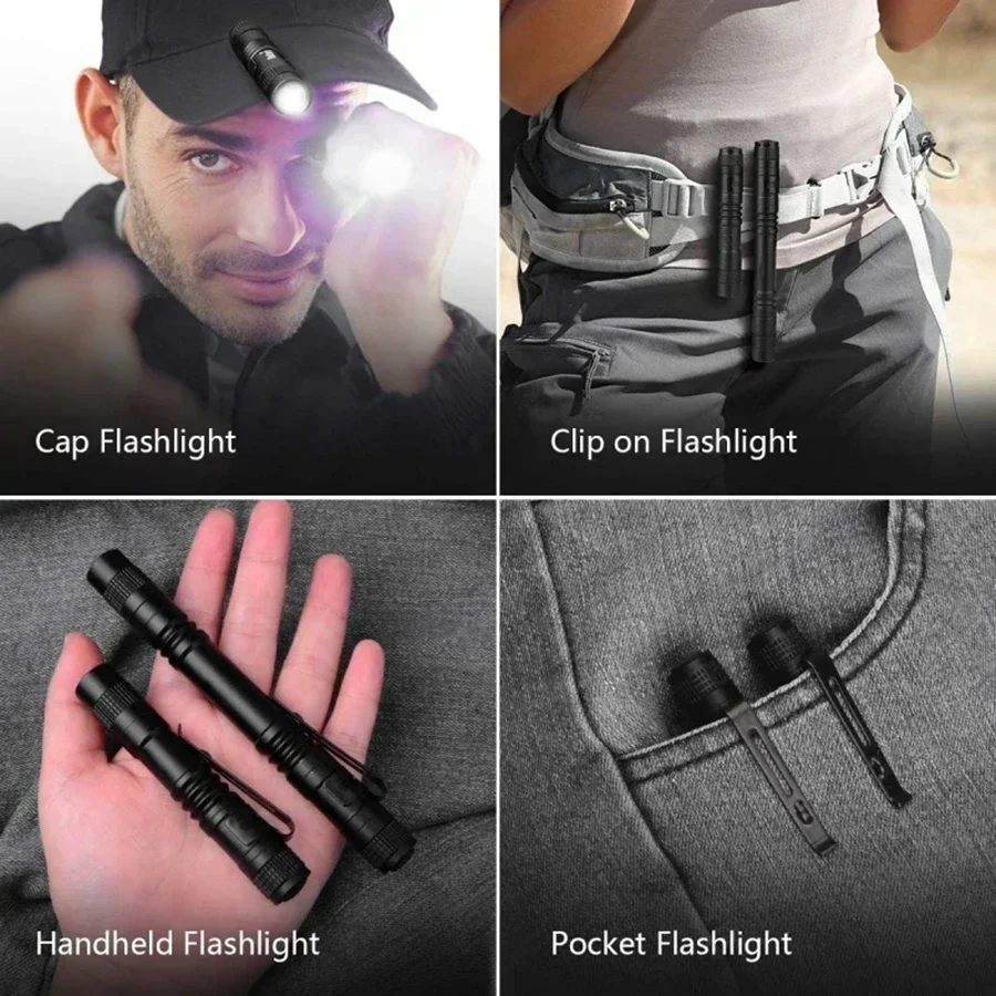 Mini Portable LED Flashlight P - Stationery Supply recension och pris