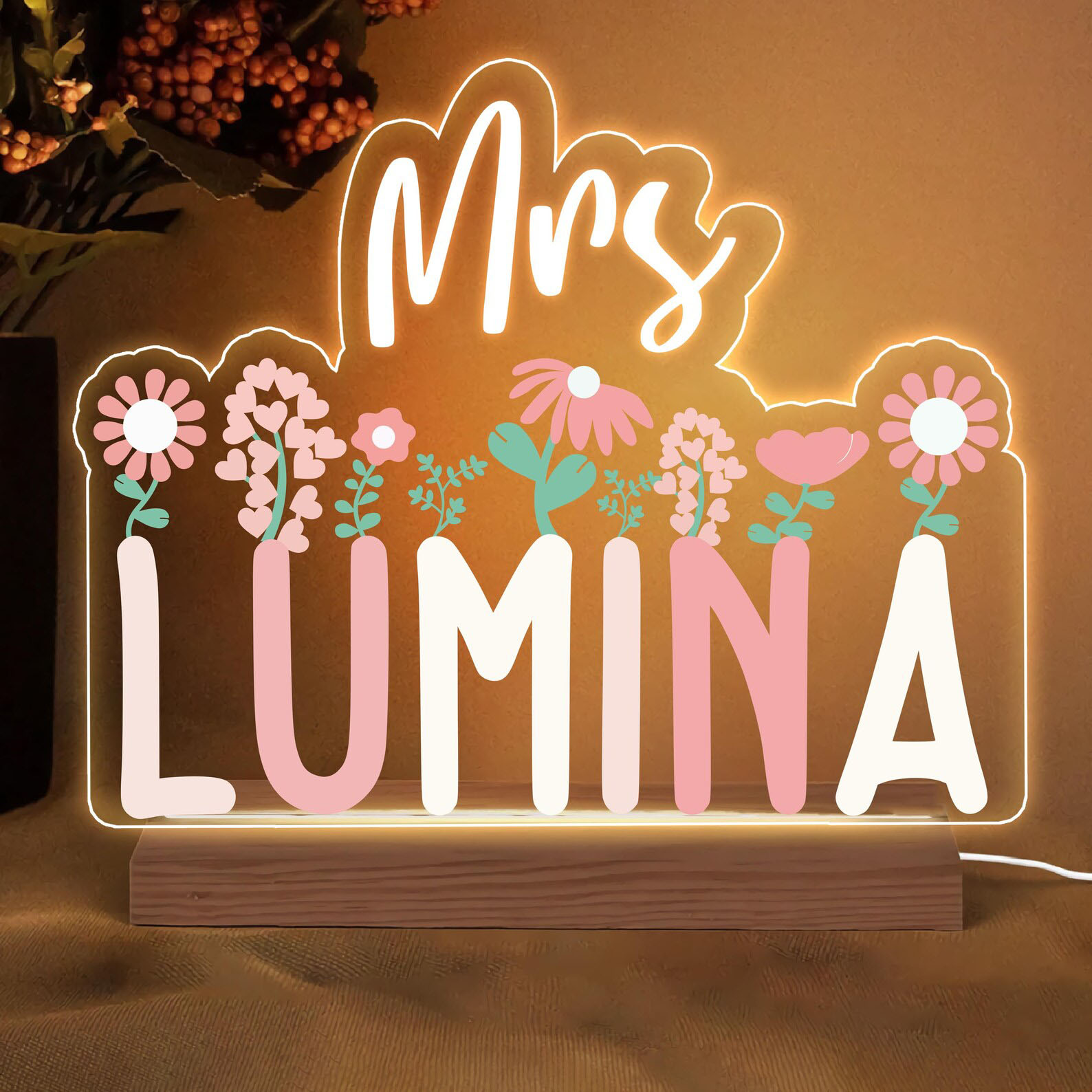 Personalized Teacher Desk Name - Desk Name Plate recension och pris