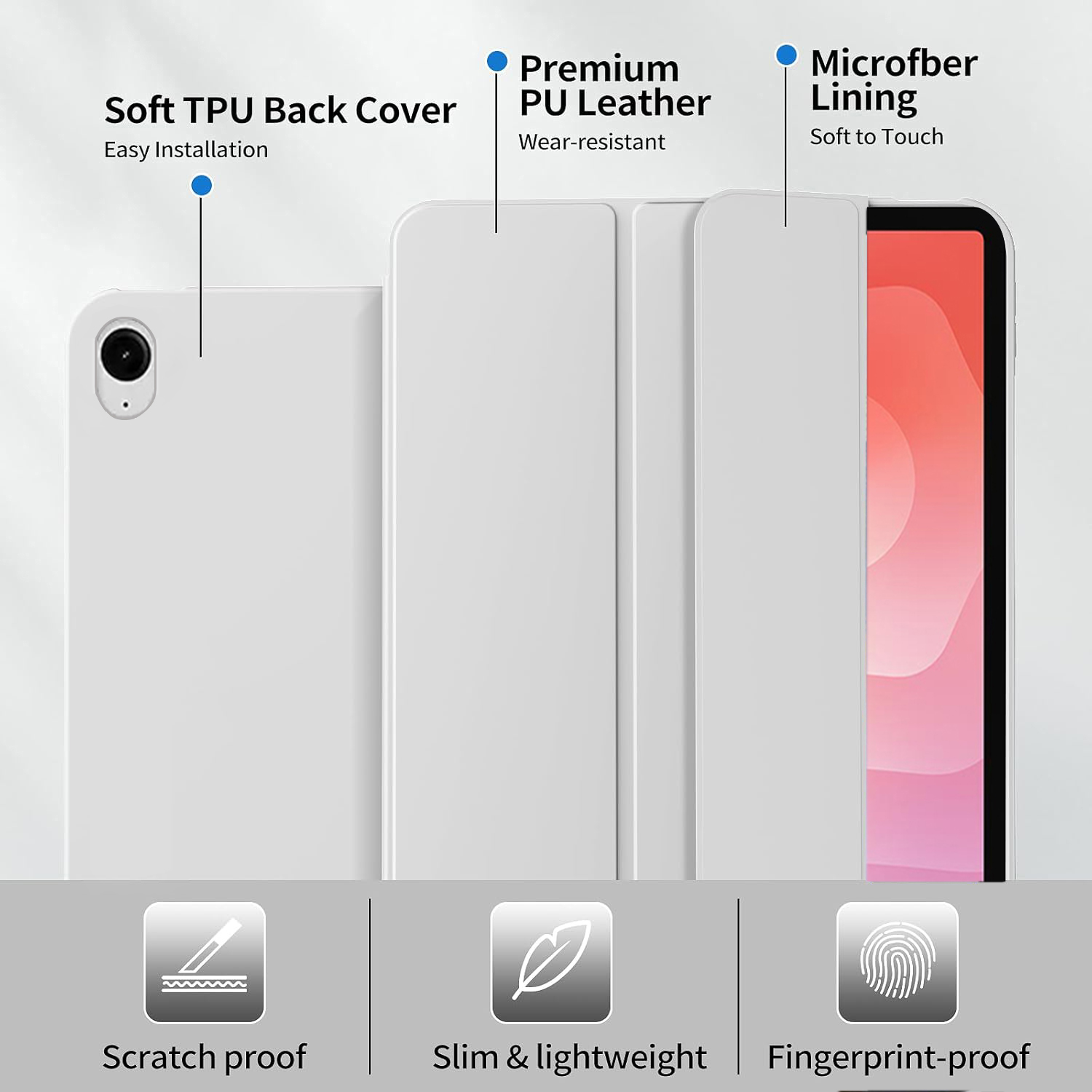 Tri-fold Flip Case For Samsung - Sticky Note Cube recension och pris