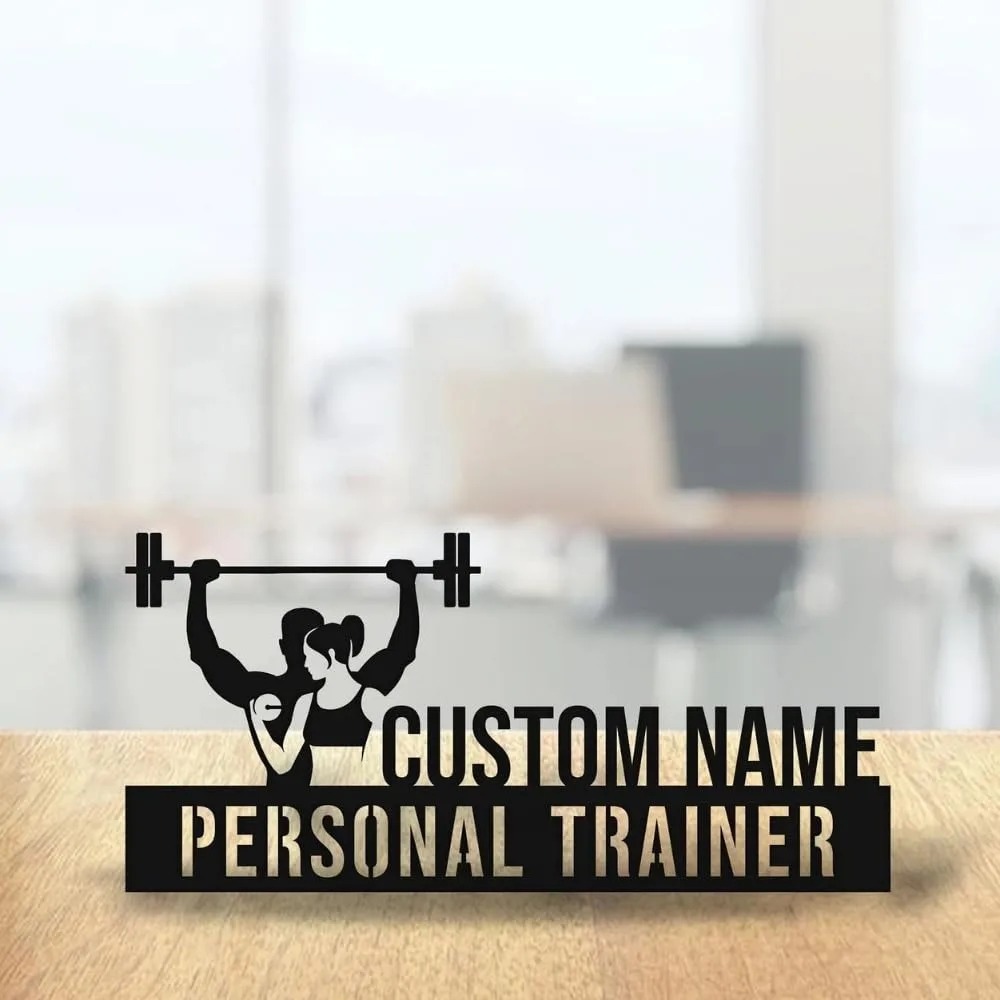 Custom Engraved Personal Train - Desk Name Plate recension och pris