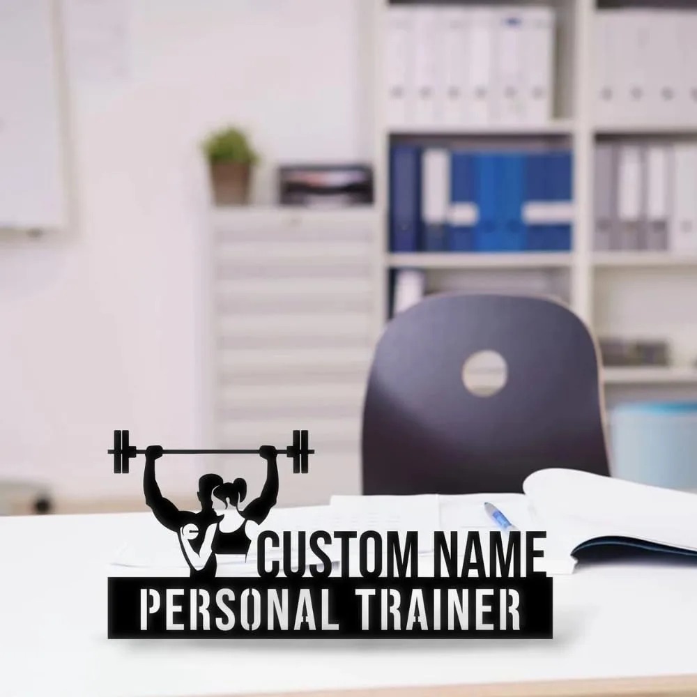 Custom Engraved Personal Train - Desk Name Plate recension och pris
