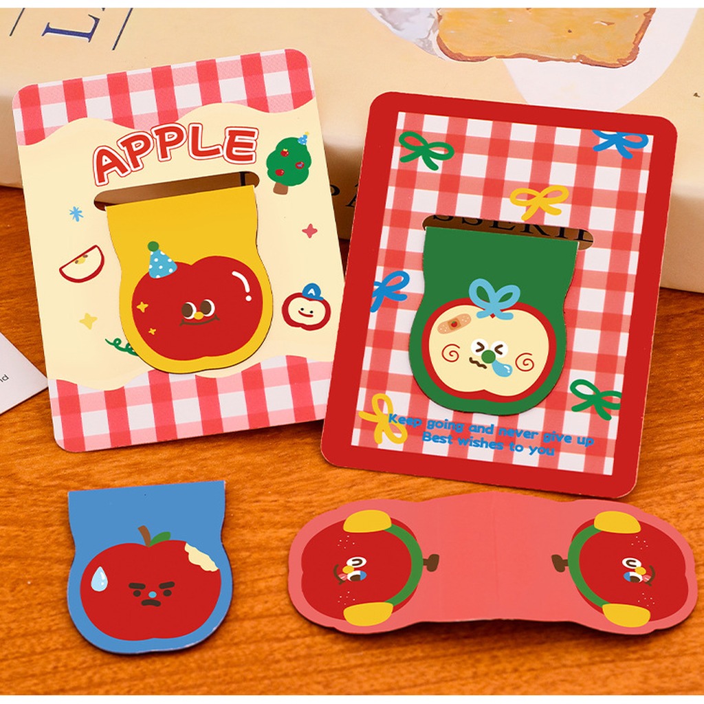 Cute Apple Shaped Magnetic Boo - Paperclip Magnetic Set recension och pris
