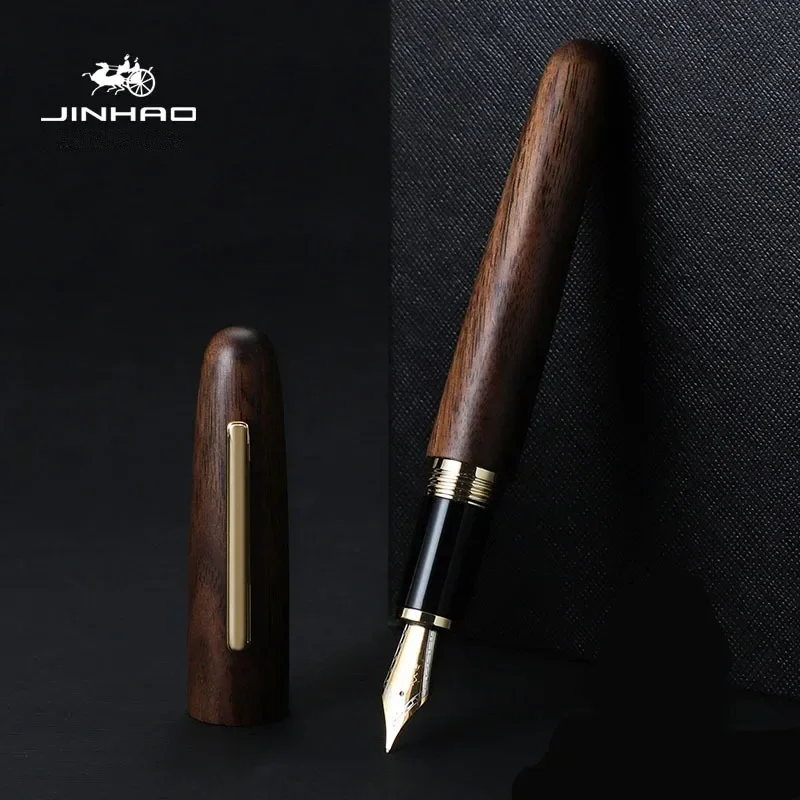 Jinhao 9056 Natural Wood Handm - Office Stationery Supply Business recension och pris