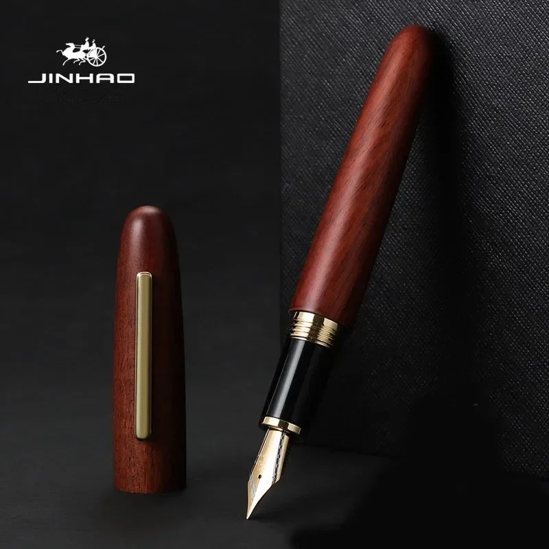 Jinhao 9056 Natural Wood Handm - Office Stationery Supply Business recension och pris