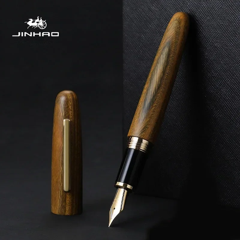 Jinhao 9056 Natural Wood Handm - Office Stationery Supply Business recension och pris