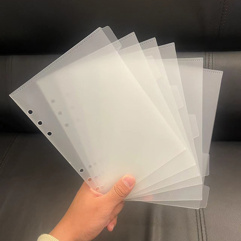 A5 6Pcs Binder Pockets Binder  - Portfolio Folder Zip recension och pris