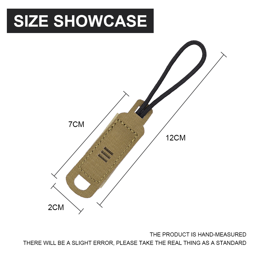 Tactical Zipper Pulls Hook and - Portfolio Folder Zip recension och pris