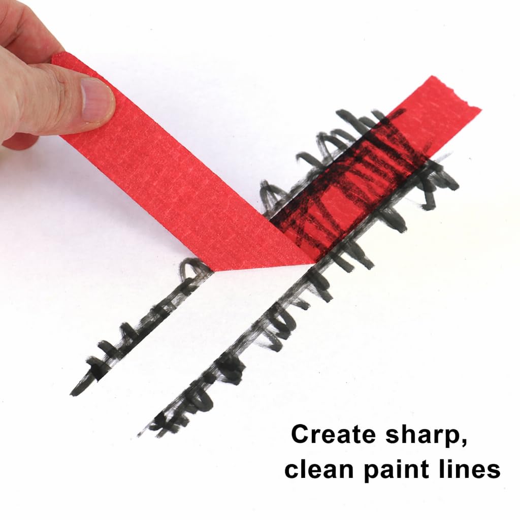 2rolls Red Painters Tape-Maski - Label Printer Tape recension och pris