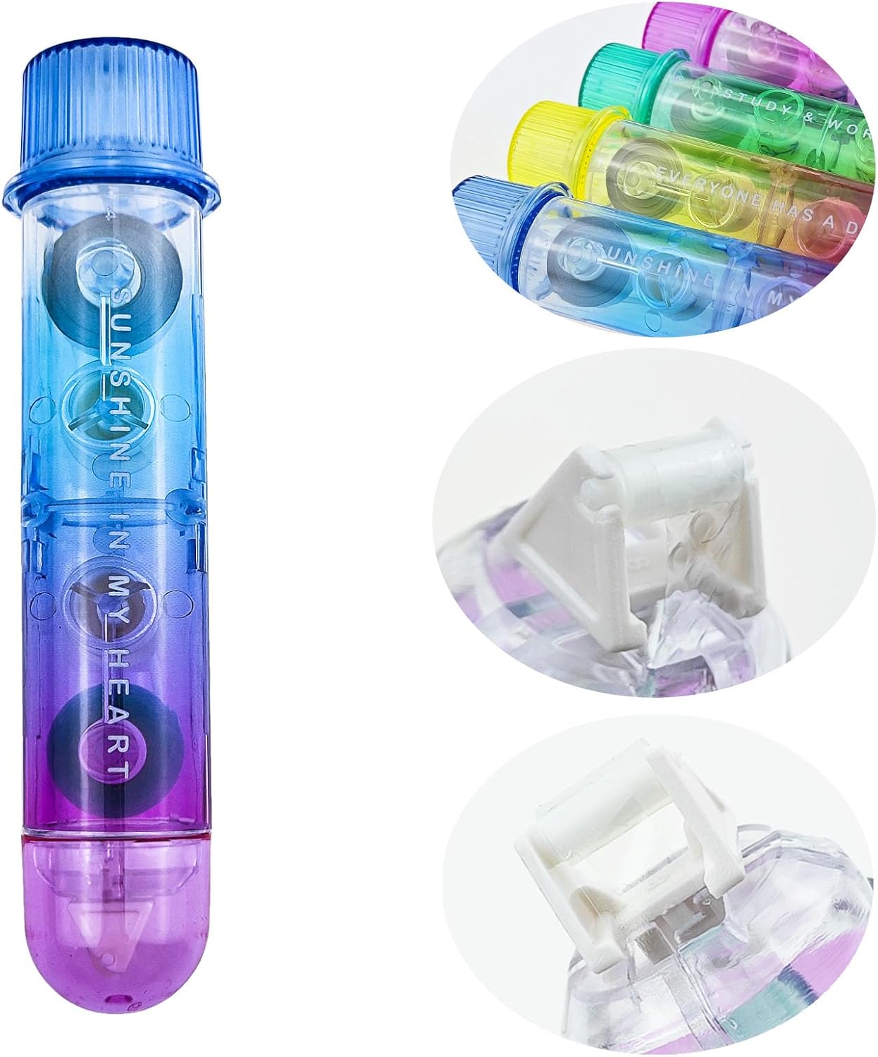 4 PACK 2 In1 White Out Correct - Correction Tape Roller recension och pris