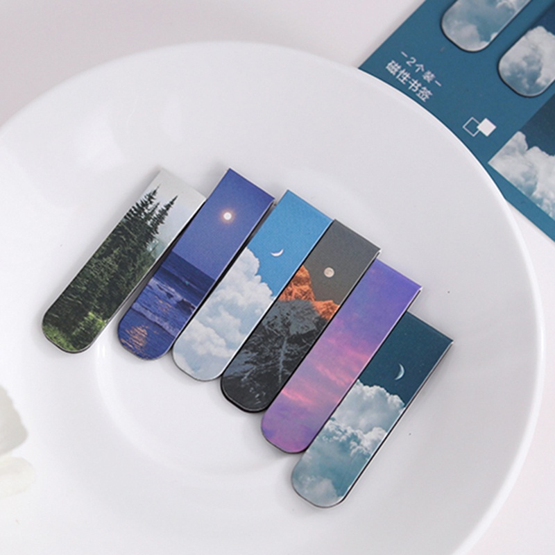 2Pcs/Set Magnetic Bookmarks Be - Paperclip Magnetic Set recension och pris