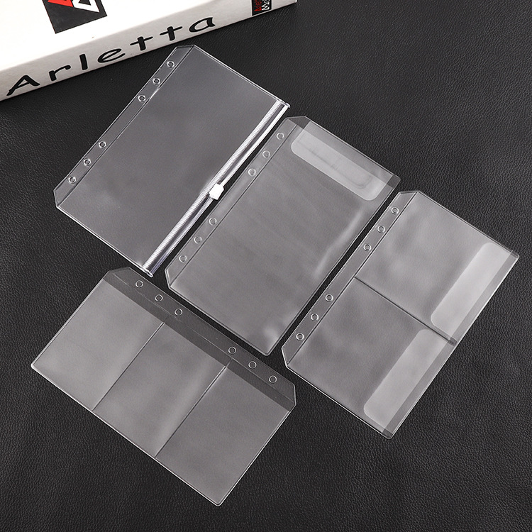 A6 Binder Pockets 6 Holes Cash - Portfolio Folder Zip recension och pris
