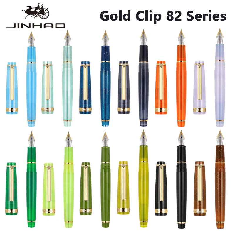 Jinhao 82 Fountain Pen Golden  - Office Stationery Supply Business recension och pris
