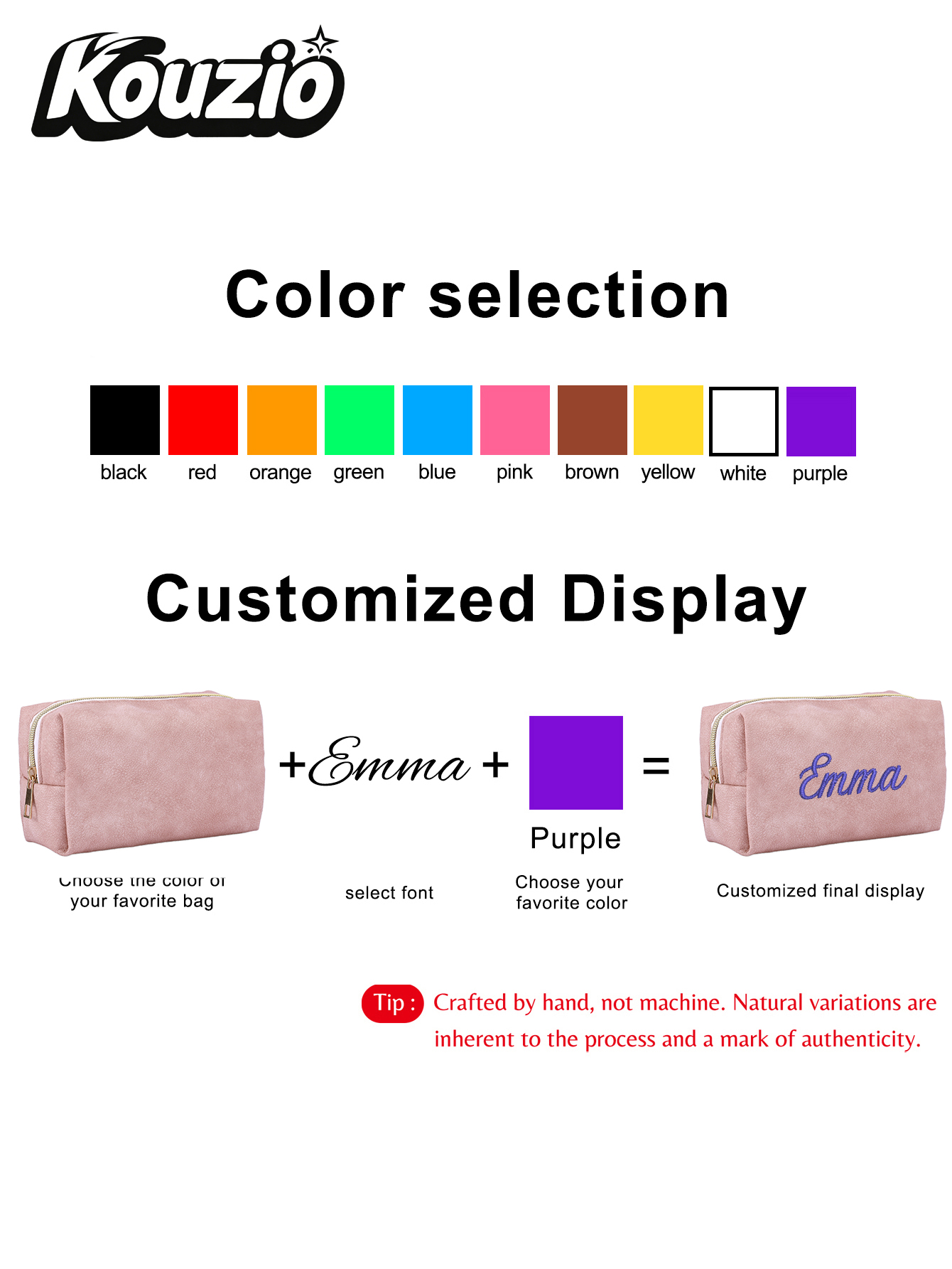 Large Square Faux Suede Custom - Stationery Supply recension och pris