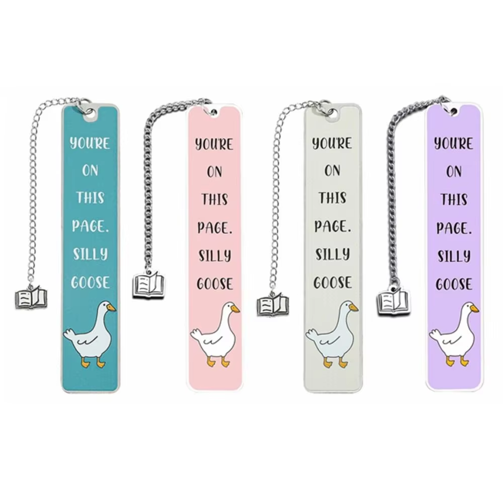 Cute Silly Goose Metal Bookmar - Ideal Stationery & Office Supply recension och pris