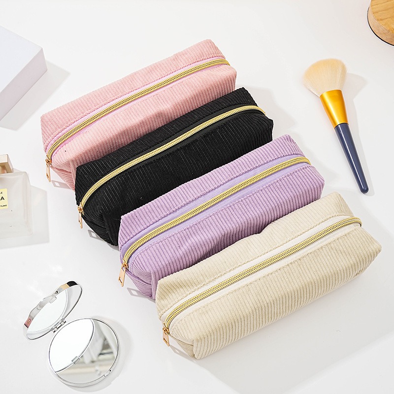 4pcs Durable Corduroy Storage  - Ideal Stationery & Office Supply recension och pris