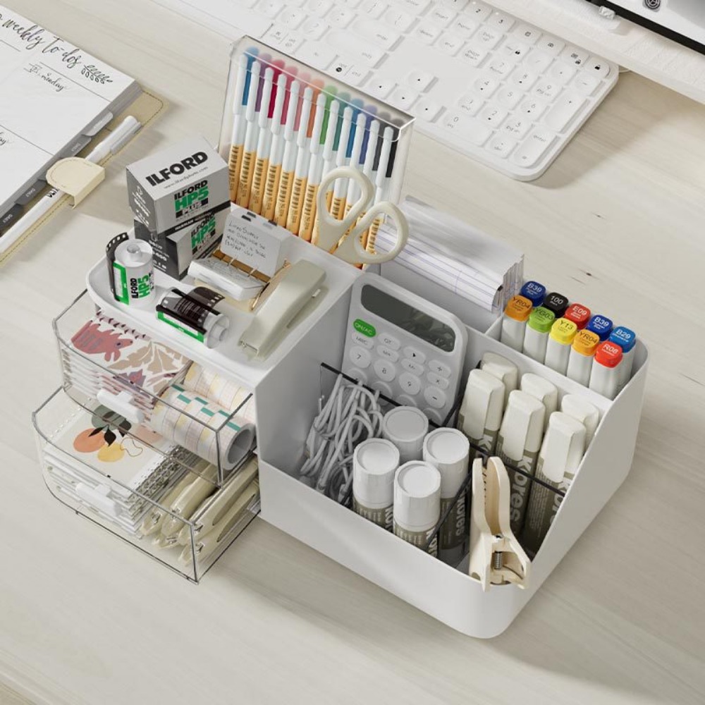 1Pcs Desktop Cosmetics Organiz - Ideal Stationery & Office Supply recension och pris