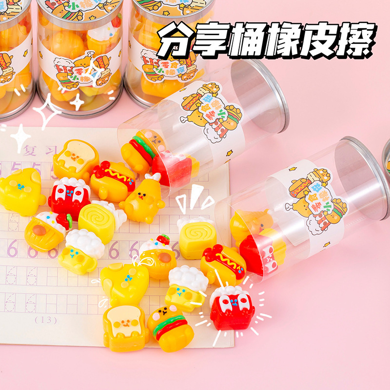 Creative Cartoon Snack Eraser  - Stationery Supply recension och pris