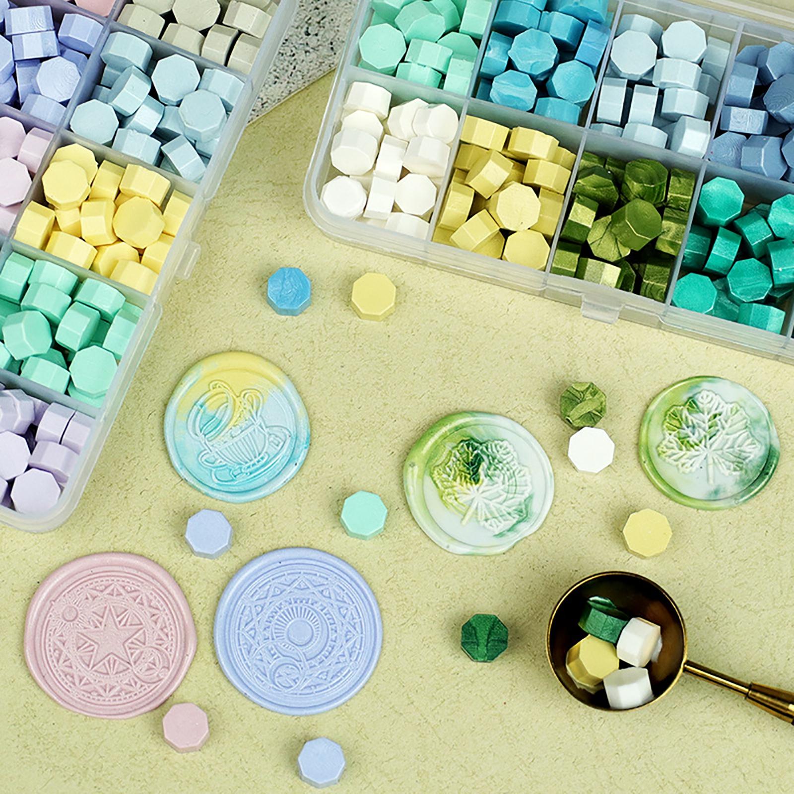 Letter Sealing Beads Macaron M - Wax Seal Stamp Kit recension och pris