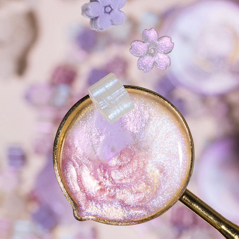 Mixed Color Glitter Sakura Wax - Wax Seal Stamp Kit recension och pris