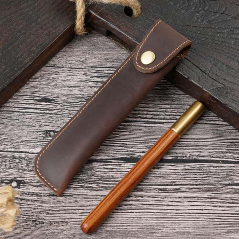 1pc Pen Bag Leather Packaging  - Office Stationery Supply Business recension och pris