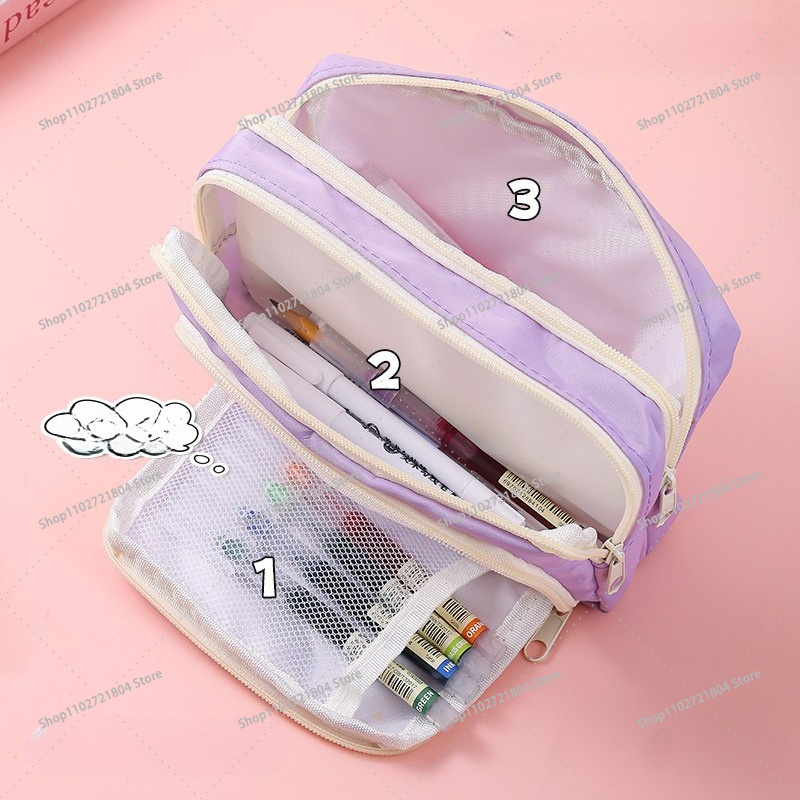 BlackPink Large Capacity Canva - Pencil Case Large recension och pris