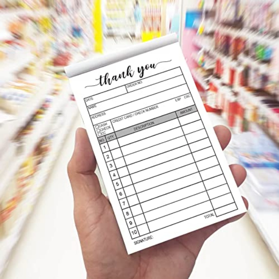 Thank You Receipt Book, 2 Pack - Carbon Copy Book recension och pris
