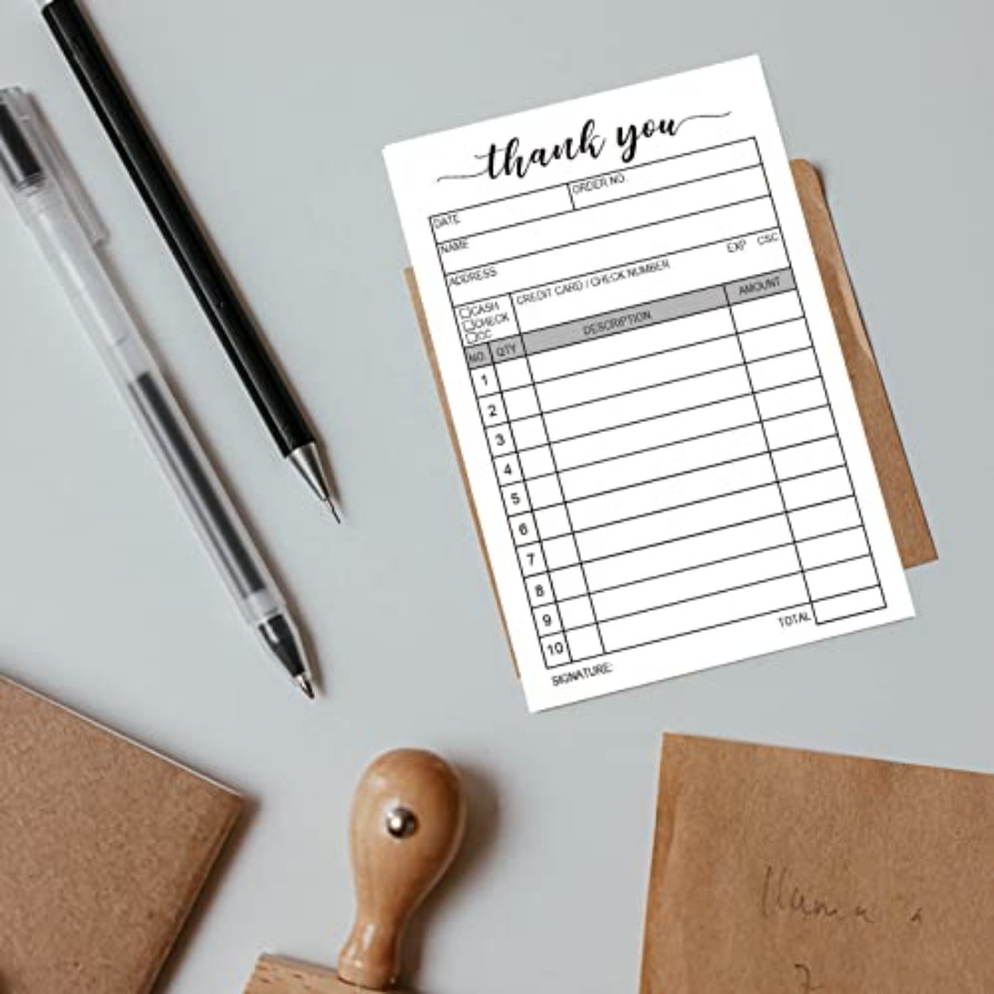 Thank You Receipt Book, 2 Pack - Carbon Copy Book recension och pris