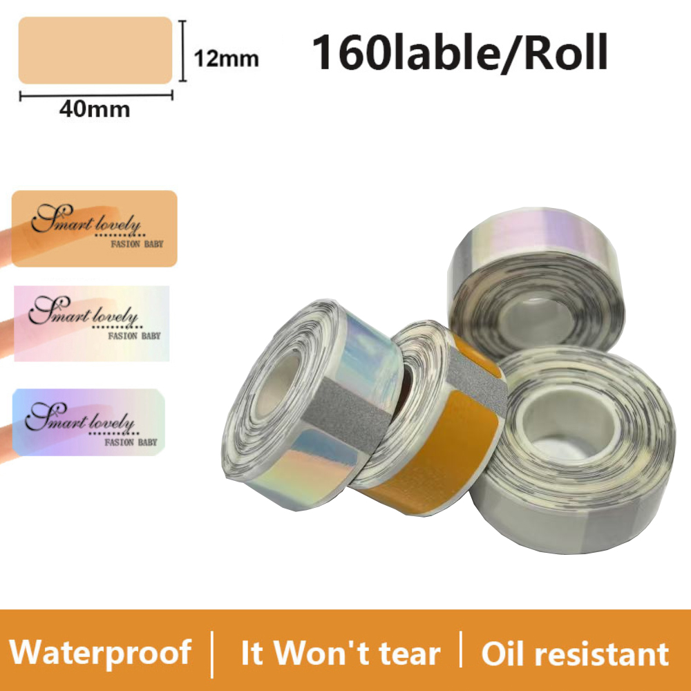 Transparent Label Sticker 12*4 - Label Printer Tape recension och pris