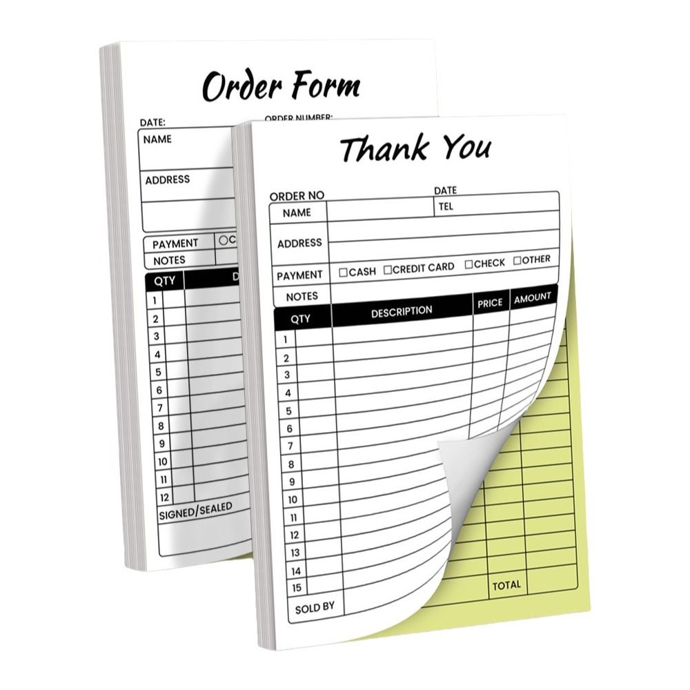 100 Sheets Thank You Receipt B - Carbon Copy Book recension och pris