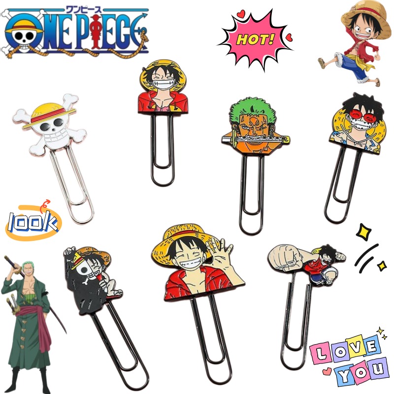 New One Piece Luffy Roronoa Zo - Paperclip Magnetic Set recension och pris