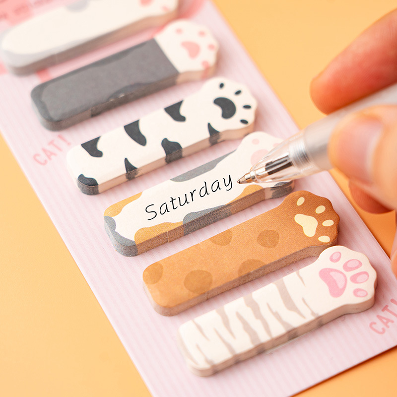 40packs Kawaii Cat Memo Pad St - Stationery Office Items List recension och pris