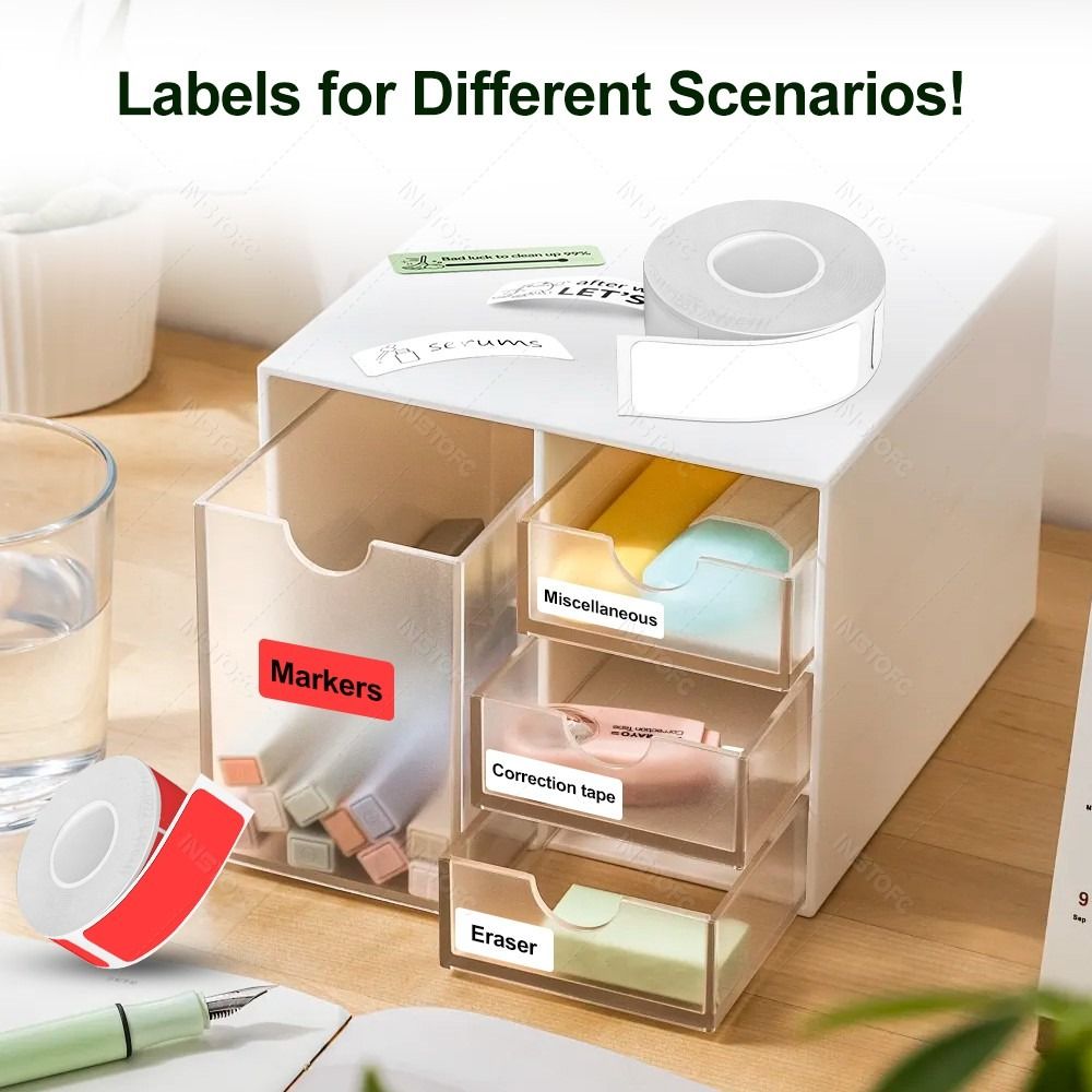 Colorful Adhesive Label Maker  - Label Printer Tape recension och pris