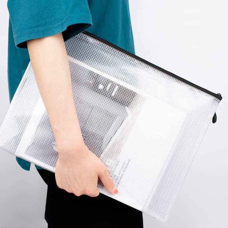 Mesh Zipper Storage Bags Docum - Portfolio Folder Zip recension och pris