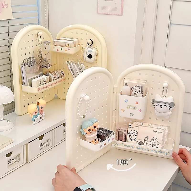 Cute Foldable Corner Pegboard  - Ideal Stationery & Office Supply recension och pris